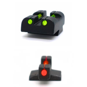 Conjunto PT1911 Padrão com fibra. Visada 3,2mm.