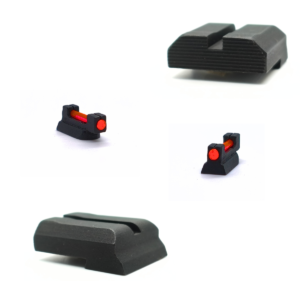 Conjunto CZ P10 C Alça flat padrão. Visada 3,2mm. Fibra na massa